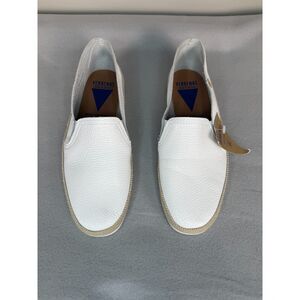 NWT Verbena Women's 100% Genuine White Leather Loafers EU 40, US 9-9.5